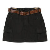Vintage black Rifle Cargo Skirt - womens 30" waist