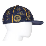 Vintage navy Multi Logo City Hunter Cap - mens no size