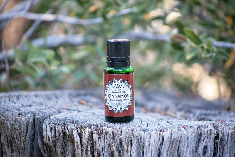 Cinnamon Essential Oil - 17mL & 60mL sizes | Fair Trade + Ethically Sourced