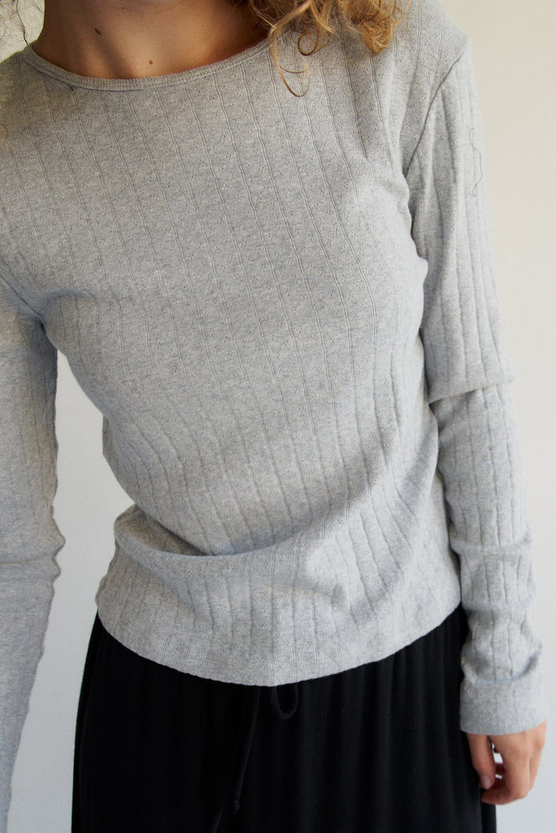 Organic Texture Long Sleeve