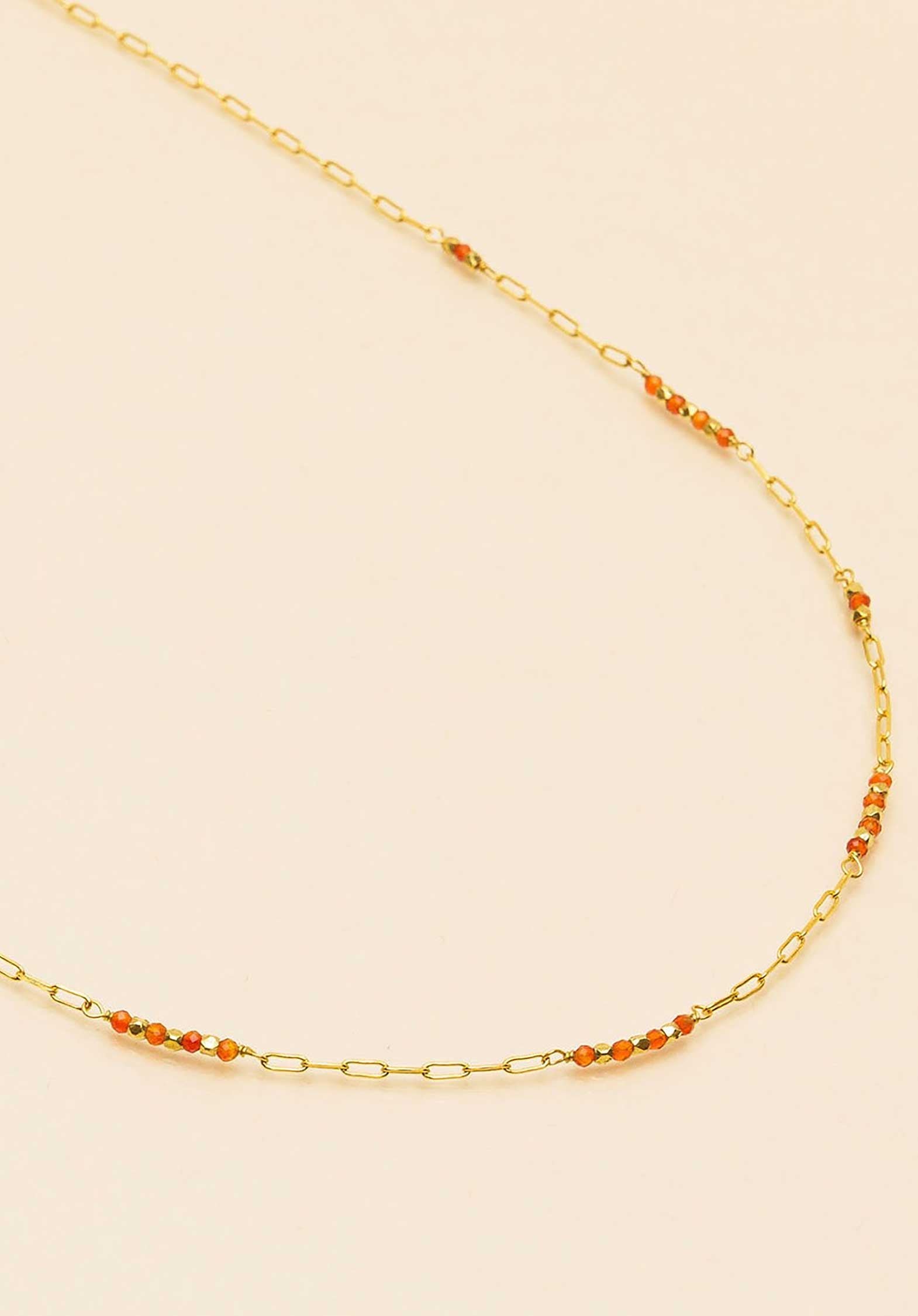 Necklace  2cec Cornaline