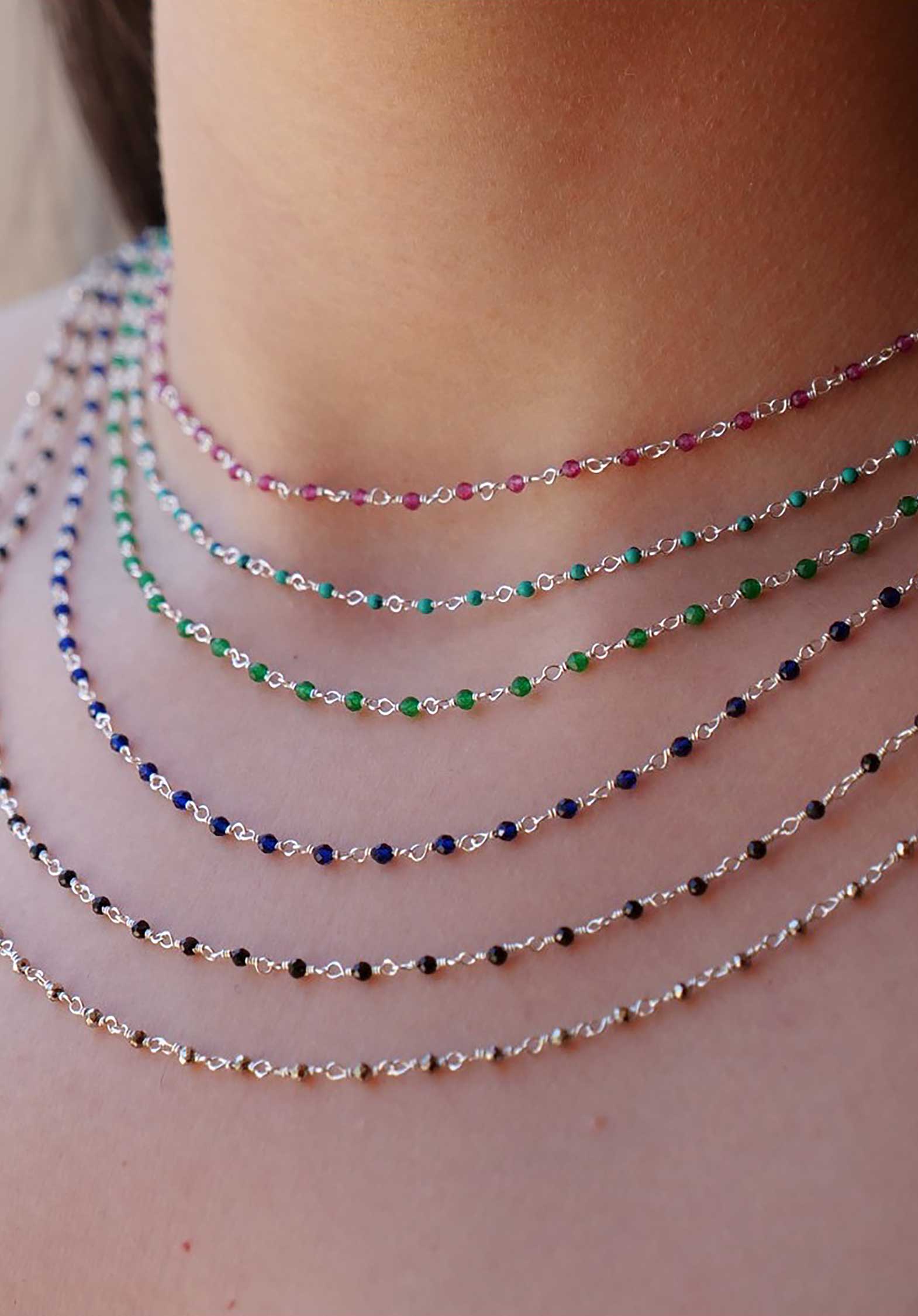 Necklace Ciafr Framboise