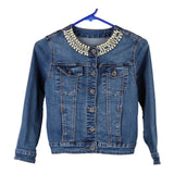 Vintage dark wash Age 14 Unbranded Denim Jacket - girls x-large