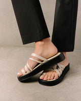 Cool Cream Leather Sandals Sandals ALOHAS