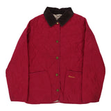 Age 8-9 Barbour Jacket - Medium Red Polyester