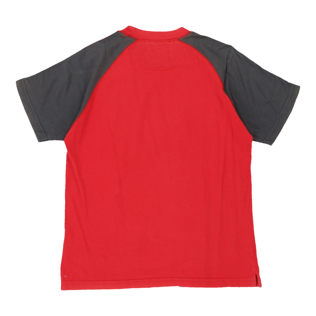 Age 12-13 Asics Football Shirt - Large Red Polyester