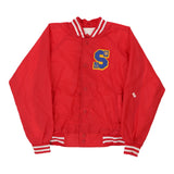 Age 10-12 Horizon Varsity Jacket - Medium Red Polyester