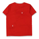 Age 11-12 Puma Sports Top - Medium Red Polyester