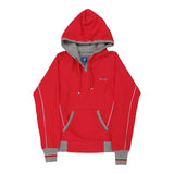 Age 11-12 Champion Hoodie - Medium Red Cotton