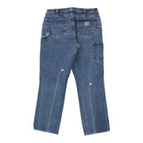 Carhartt Carpenter Trousers - 34W 32L Blue Cotton