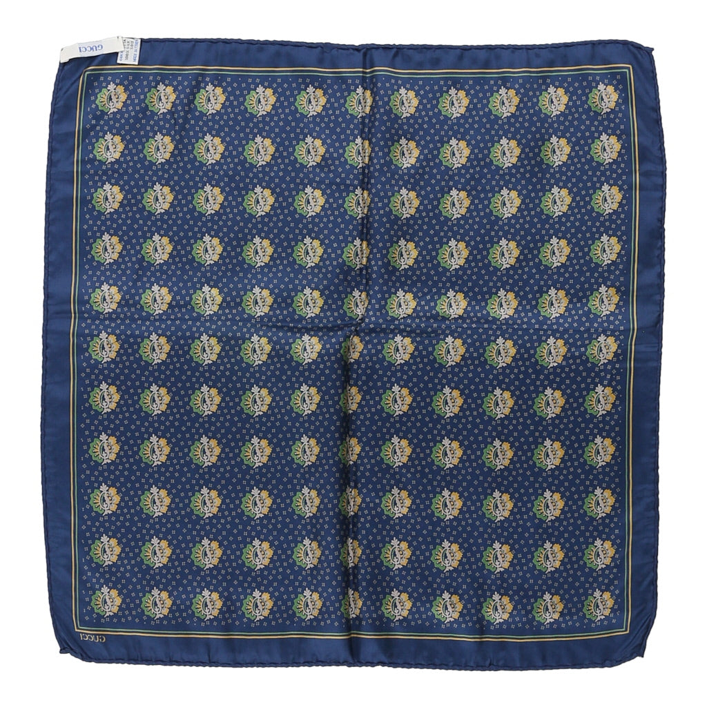 Gucci Handkerchief - No Size Blue Silk