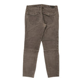 Armani Cord Trousers - 30W UK 8 Brown Cotton