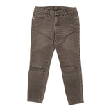 Armani Cord Trousers - 30W UK 8 Brown Cotton