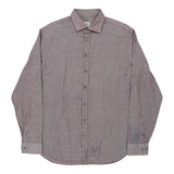 Armani Shirt - Large Grey Cotton