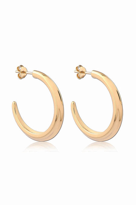 Crescent Hoops Gold Large