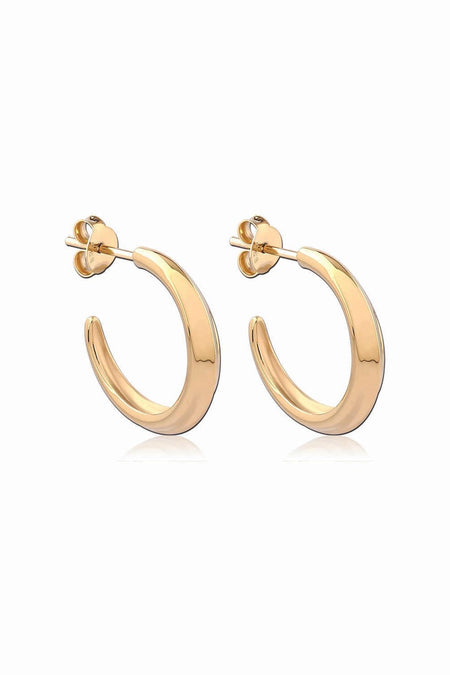 Crescent Hoops Gold Small