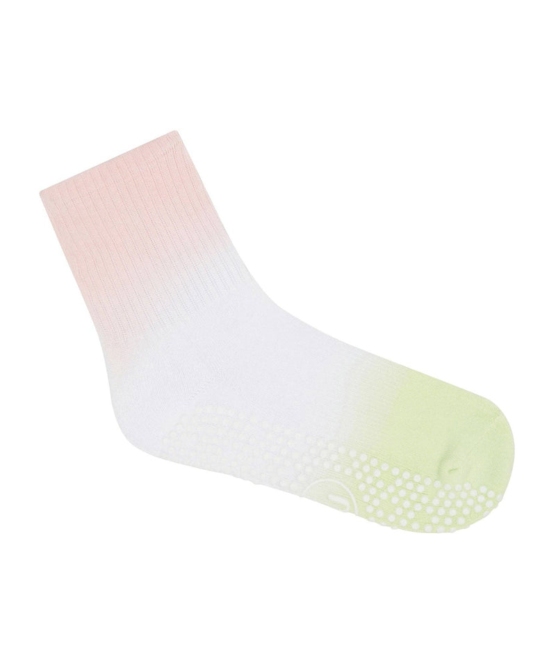 Crew Non Slip Grip Socks - Apple Ombre: Medium