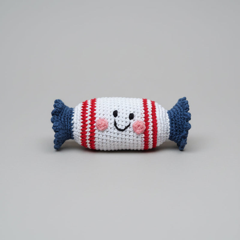 Bunny Candy Crochet Rattle Doll