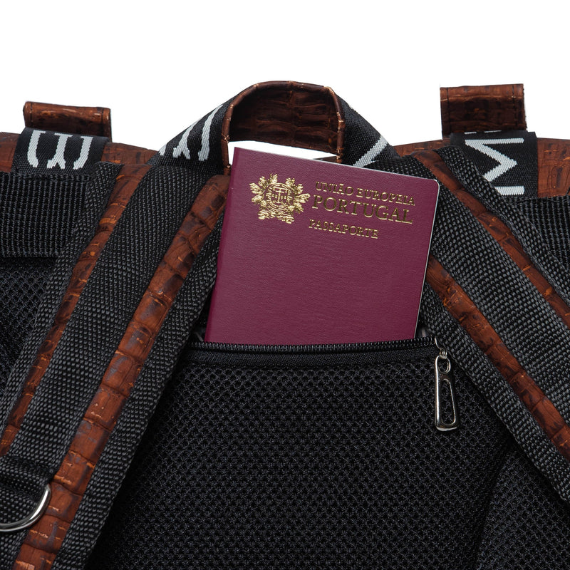 Xplorer Vegan Backpack for travel croco