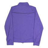 NIKE Womens Purple Jacket UK 10 Polyester Blend Zip Up Athletic Casual
