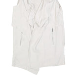 MINT VELVET Womens White Sleeveless Jacket UK 14 Polyester Blend Casual Layer