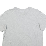 NIKE Mens Grey Cotton Blend Graphic T-Shirt 2XL Short Sleeve Crew Neck Casual