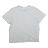 NIKE Mens Grey Cotton Blend Graphic T-Shirt 2XL Short Sleeve Crew Neck Casual