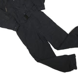 EDDIE BAUER Womens Black Dungarees Regular Fit Polyester Blend S W28 L29 Belted