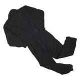 EDDIE BAUER Womens Black Dungarees Regular Fit Polyester Blend S W28 L29 Belted