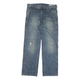 DIESEL Mens Jeans Blue Regular Straight Denim Medium W30 L30 Classic Zip Pocket