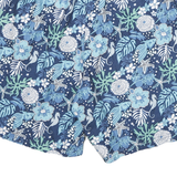 NAUTICA Mens Shorts Blue Floral Pattern M W30 Lightweight Swimwear Beachwear