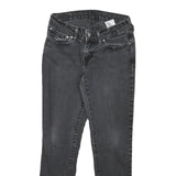 LEVI'S Womens Slim Black Denim Slim Jeans Cotton Blend W26 L26 Classic Fit