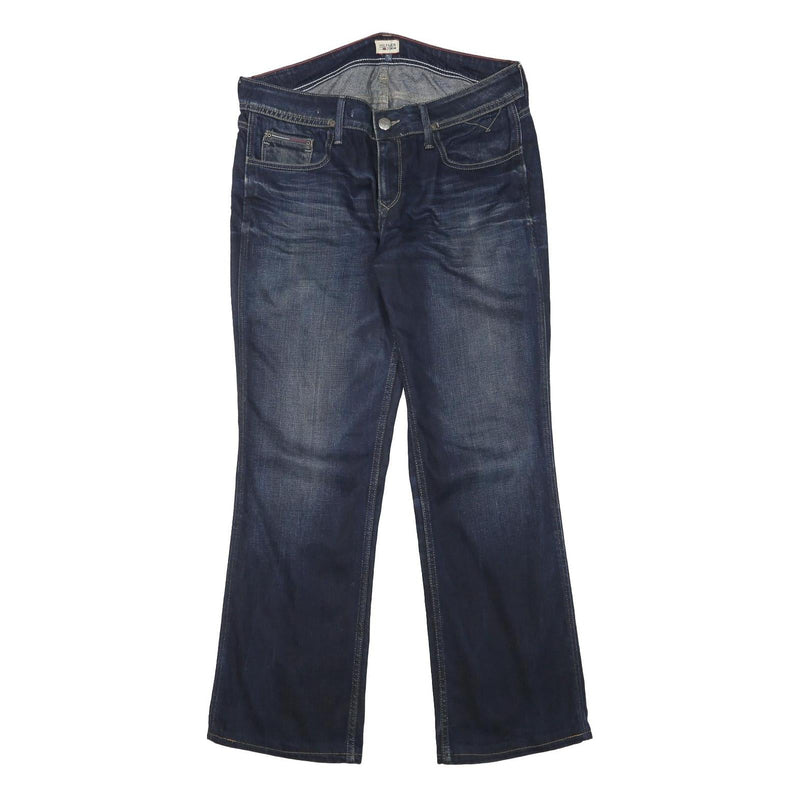 TOMMY HILFIGER Womens Jeans Blue Regular Straight Denim Medium W34 L31 Stylish