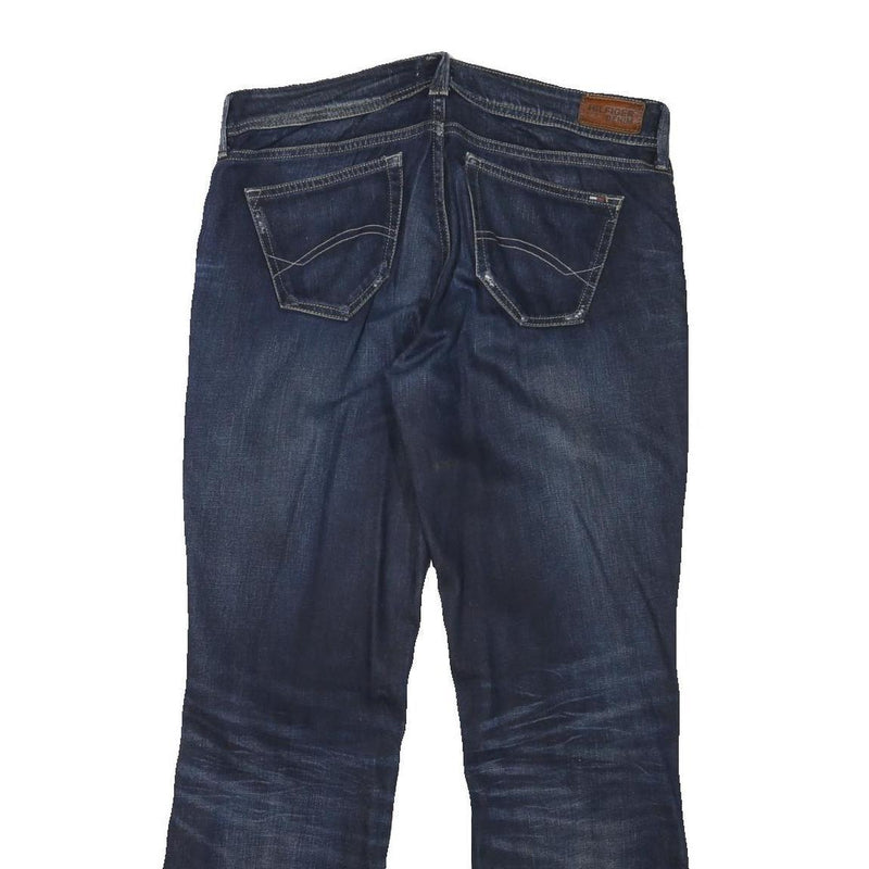 TOMMY HILFIGER Womens Jeans Blue Regular Straight Denim Medium W34 L31 Stylish