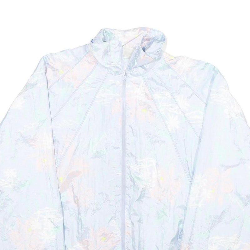 ACTIVE Womens Blue Nylon Zip Jacket L Lightweight Casual Outdoor