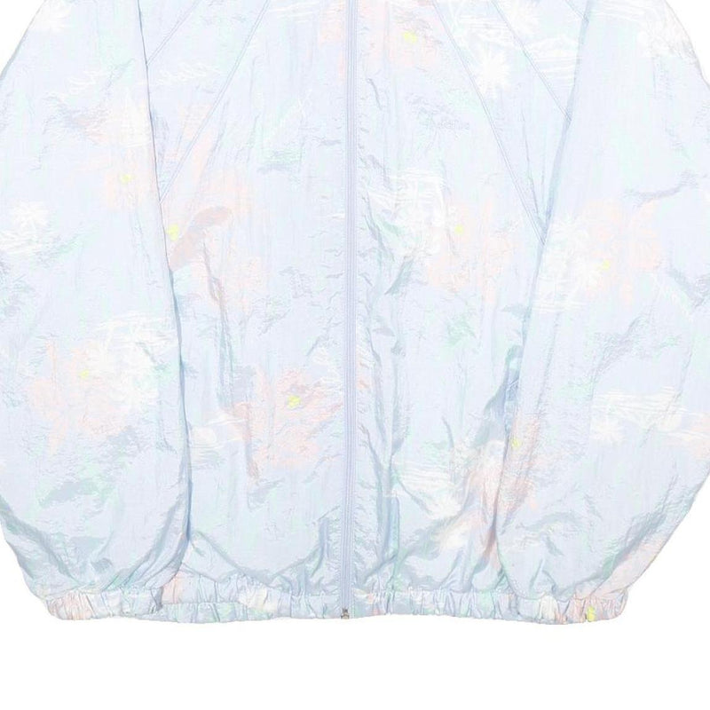 ACTIVE Womens Blue Nylon Zip Jacket L Lightweight Casual Outdoor