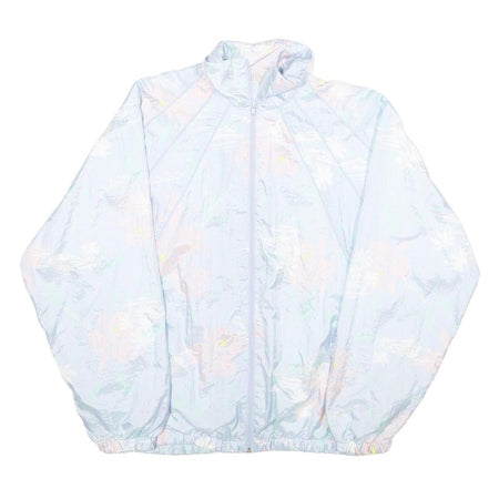 ACTIVE Womens Blue Nylon Zip Jacket L Lightweight Casual Outdoor