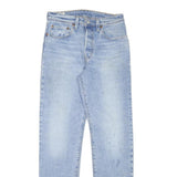 LEVI'S 501 Womens Jeans Blue Regular Straight Denim Light W26 L29 Classic Fit