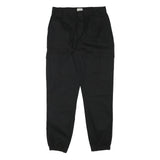 TALLY WEIJL Mens Relaxed Black Cargo Trousers W28 L28 Cotton Blend Casual Design