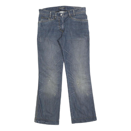 DOLCE & GABBANA Womens Regular Fit Blue Denim Rinse Wash Jeans W32 L30
