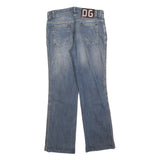 DOLCE & GABBANA Womens Regular Fit Blue Denim Rinse Wash Jeans W32 L30