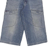 EAGLES Mens Shorts Blue Casual Cotton Blend M W28 Workwear Cargo