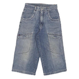 EAGLES Mens Shorts Blue Casual Cotton Blend M W28 Workwear Cargo