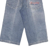 EAGLES Mens Shorts Blue Casual Cotton Blend M W28 Workwear Cargo
