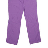 ICEPEAK Womens Polyamide Purple Regular Fit Straight Trousers W34 L32 Outdoor