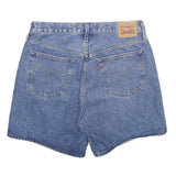 LEVI'S Mens Denim Blue Casual Shorts M W31 Button Fly Classic Fit