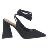 ASOS Womens Ankle Strap Block Heels Black Synthetic UK 7 Stylish Comfortable