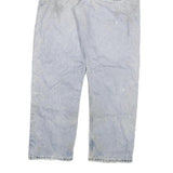 CARHARTT Mens Jeans Blue Relaxed Straight Denim Rinse W34 L32 Workwear Style