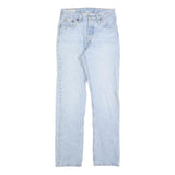 LEVI'S 501 Big E Womens Jeans Blue Regular Straight Denim Light W25 L30 Button