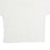 NIKE Womens White Nike Air T-Shirt S Short Sleeve Crew Neck Printed Logo